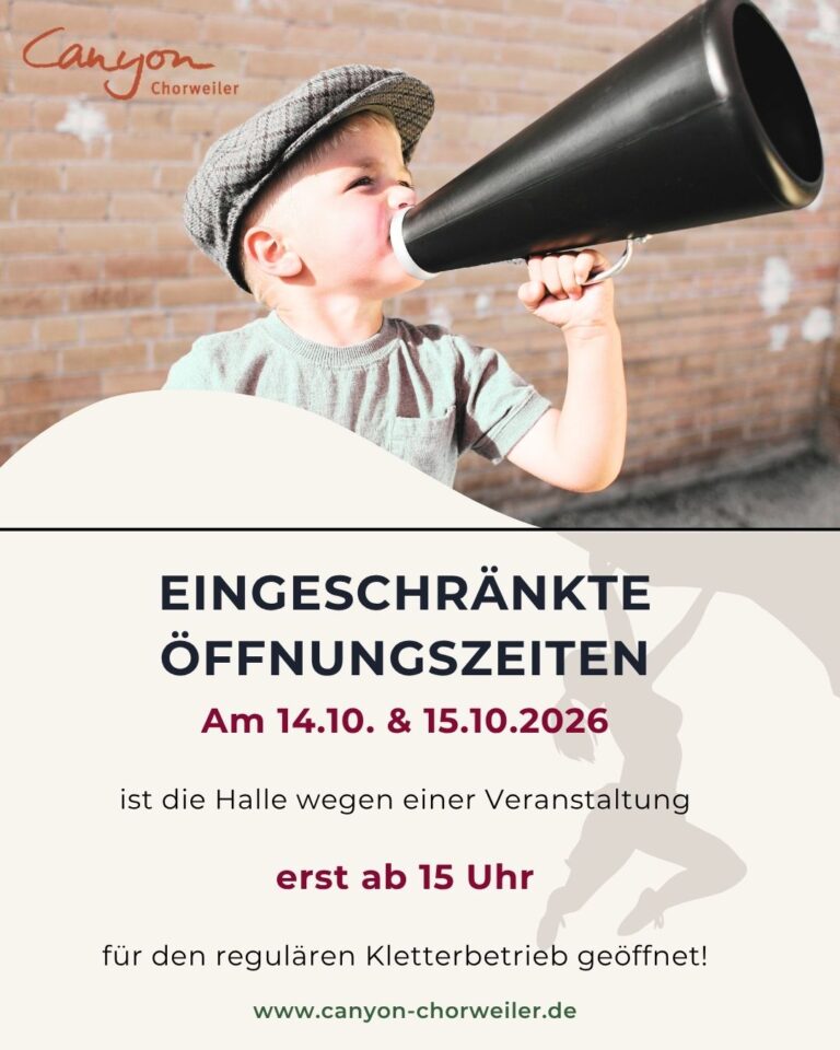Öffnungszeiten 14. & 15.10.